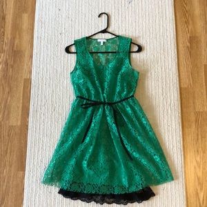 BOGO Green Lace Dress